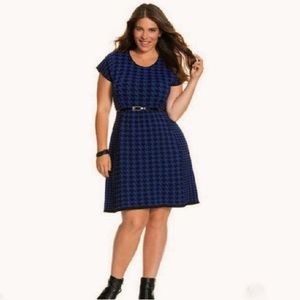 Lane Bryant houndstooth dress (A207) Size 22/24
